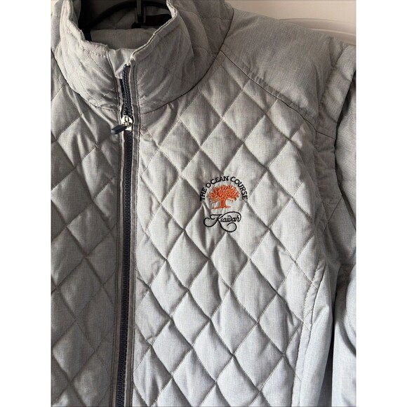 Zero Restriction Quilted Convertible Goose Down Golf Vest Jacket Women’s XL - Picture 2 of 5